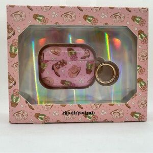 NIB Simply Southern AirPods Pro Case Floral Dark Autumn Print Keychain